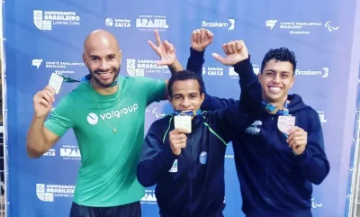 Atleta da ABDA � campe�o brasileiro paral�mpico no salto em dist�ncia