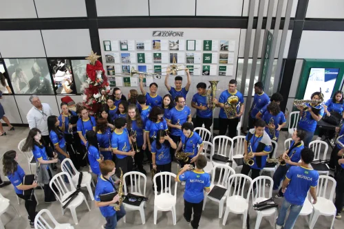 Apresenta��o Banda ABDA Filarm�nica na Zopone Engenharia - 25/11/2025