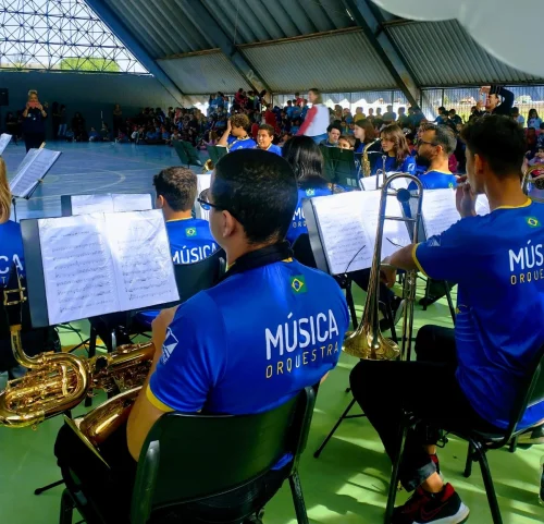 Banda da ABDA Filarm�nica, no CAIC Nova Esperan�a - 29/09/2022