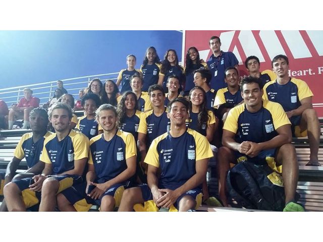 Equipe masculina sub-17 de polo aqu�tico � campe� em Pan-Americano