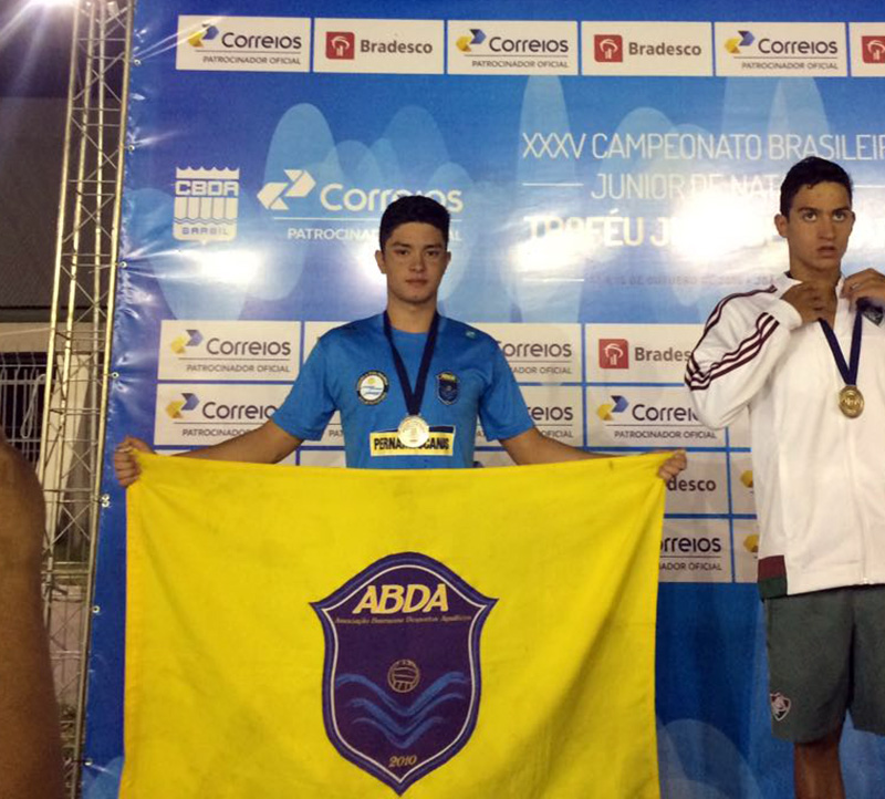 Leonardo Suzuki, da ABDA, conquista vice-campeonato no Brasileiro de nata��o