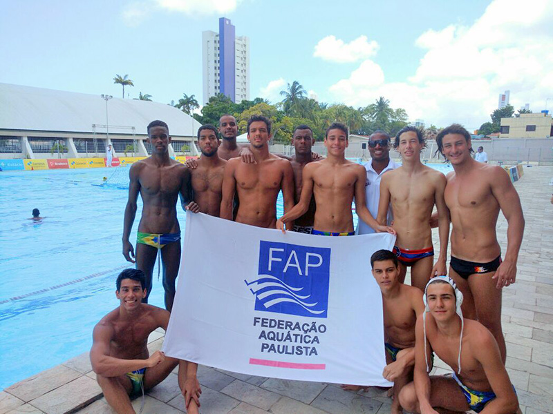 Tr�s atletas da ABDA de polo aqu�tico participam da conquista do t�tulo do Trof�u Interfederativo sub-19