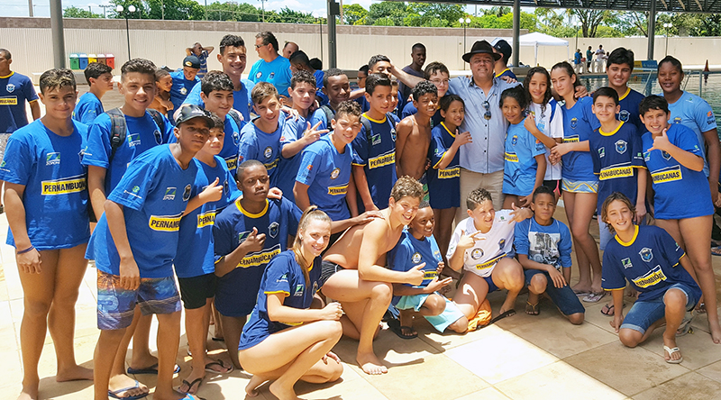 Ta�a Brasil de polo aqu�tico sub-13 � realizado na Arena ABDA