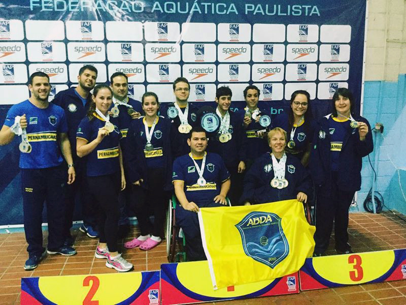 ABDA � a campe� geral no Campeonato Estadual de Nata��o Trof�u Daniel Dias