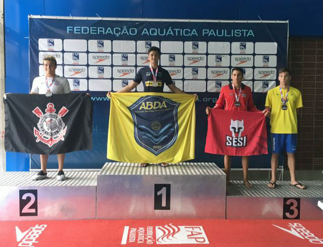 ABDA tem a melhor participa��o da hist�ria no Campeonato Paulista de Nata��o