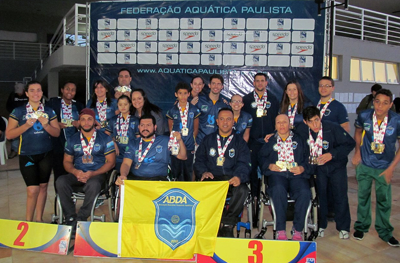 ABDA comemora bicampeonato paulista no Trof�u Daniel Dias