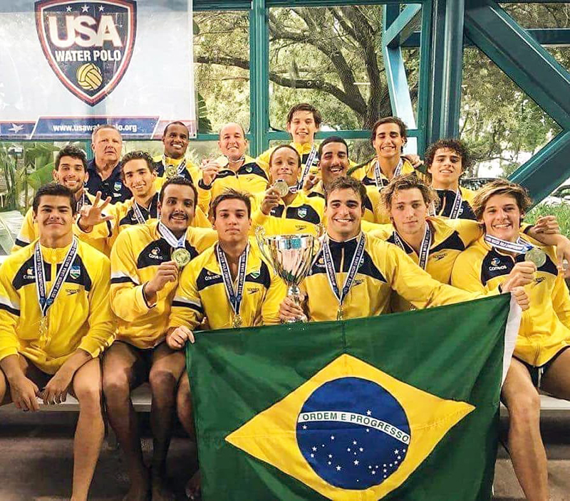 Com dois atletas da ABDA, Sele��o Brasileira � campe� do Pan-Americano sub-19 de Polo Aqu�tico