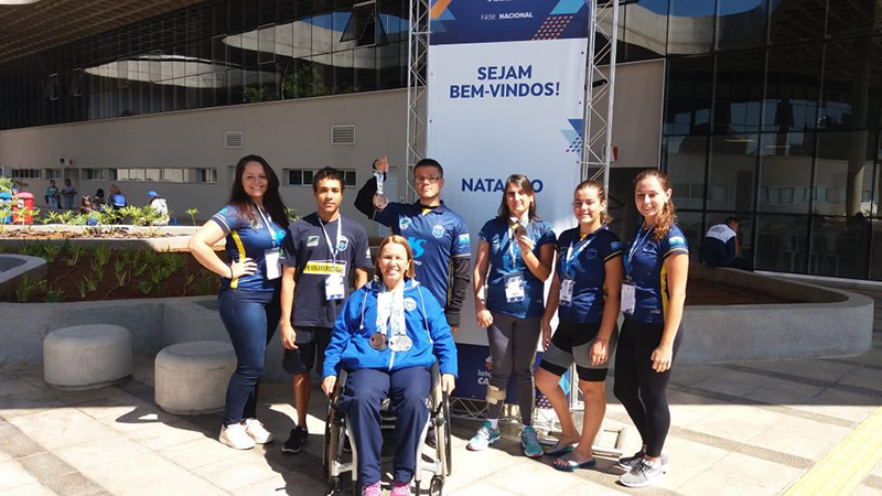 Equipe paral�mpica da ABDA competiu na 2� Etapa Nacional Circuito Caixa