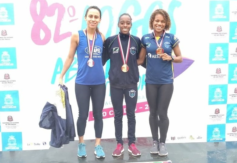Atletismo da ABDA faz p�dio duplo nos Jogos Abertos do Interior