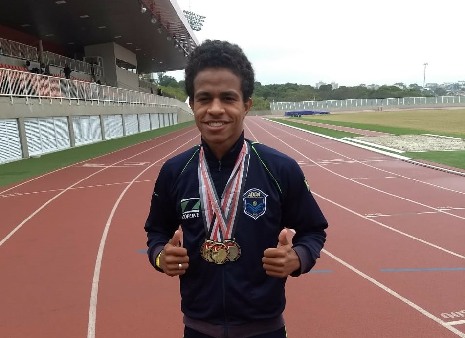 Atleta da ABDA participa pela primeira vez das Paral�mpicas Escolares