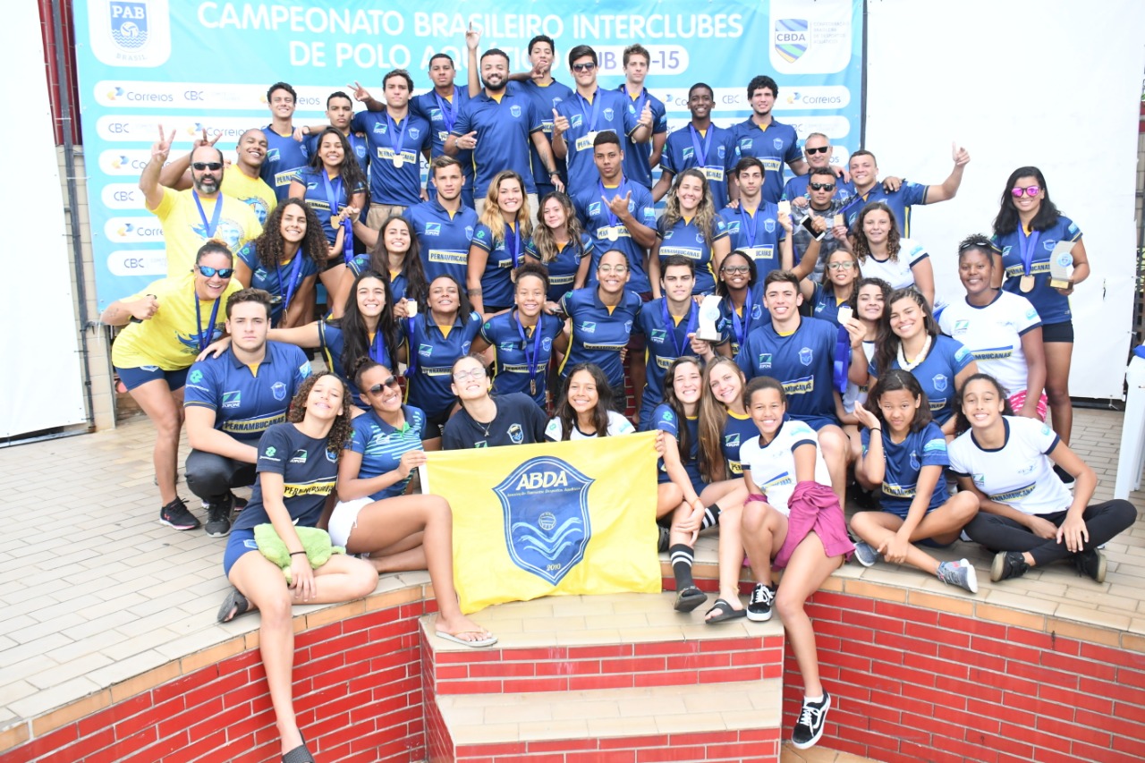 ABDA � bicampe� no Brasileiro sub-20 de polo aqu�tico feminino e masculino