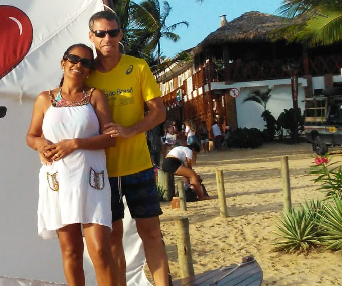 Os tios de Ana Cec�lia, Marco Antonio de Oliveira e L�lia Rodrigues de Oliveira ir�o correr a prova de 10km