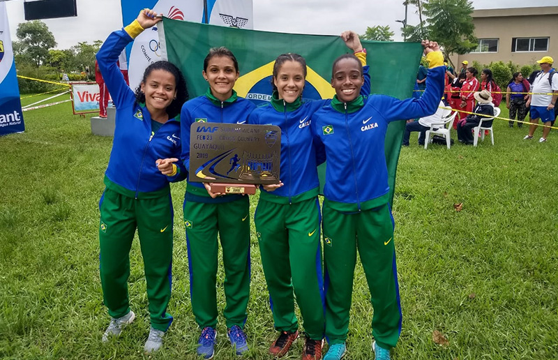 Equipe brasileira � composta pelas atletas Let�cia Belo, Bianca Vitoria, Maria Lucineida e Jeovana Santos