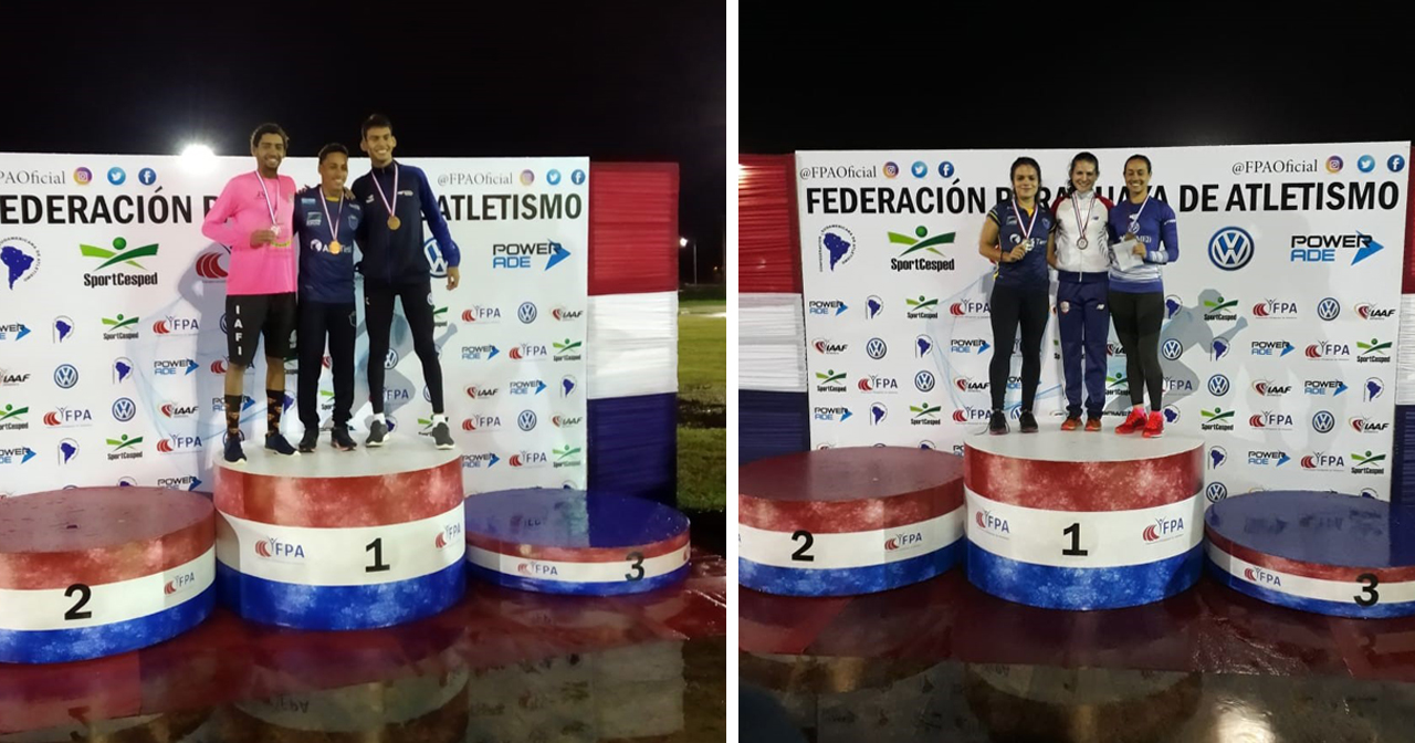 ABDA � ouro e prata no Grand Prix Paraguai de atletismo