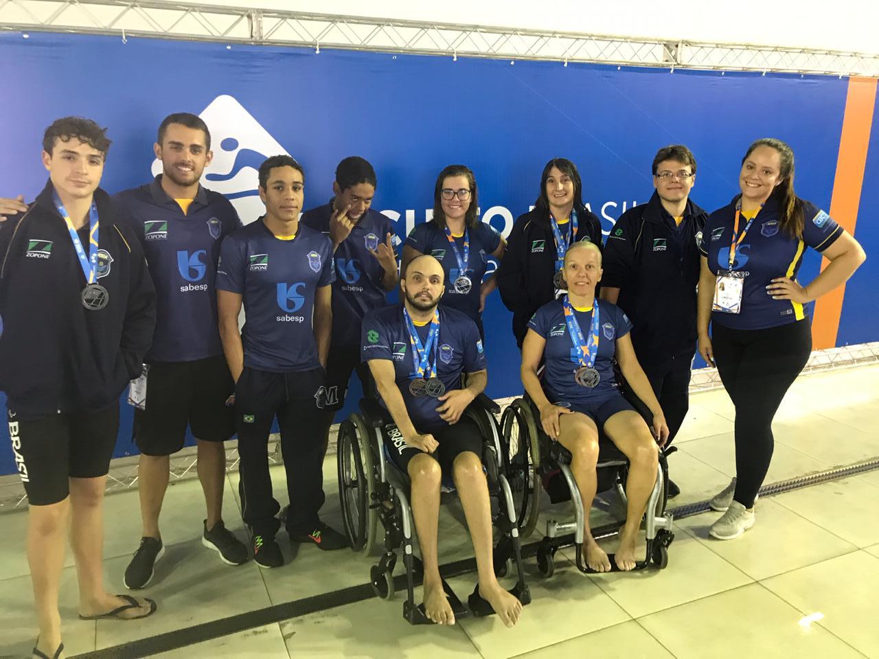 ABDA conquista 16 medalhas em fase nacional de nata��o paral�mpica