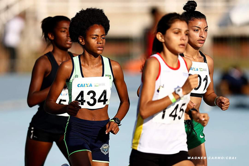 Ana Beatriz Trajano (n�mero 434), ainda no seu primeiro ano da categoria Sub-18, fez uma grande competi��o | Foto: Wagner Carmo