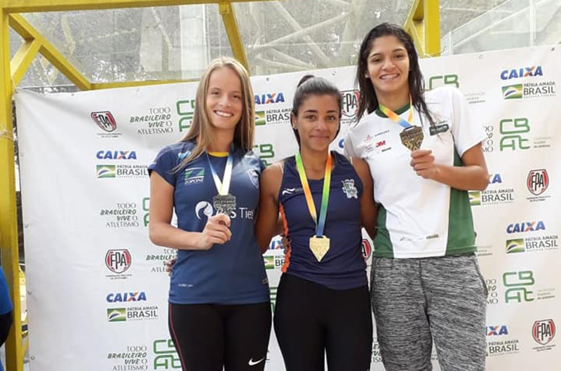 Tatiana Morais foi vice-campe� estadual nos 20000m marcha atl�tica, com sua melhor marca na prova
