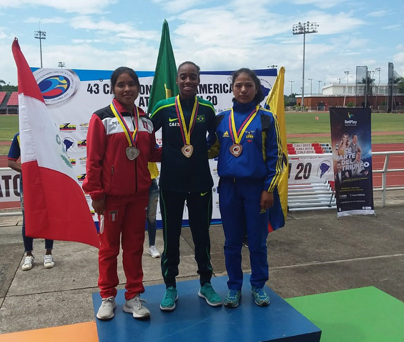 Atleta da ABDA � campe� sul-americana nos 3000m com obst�culos