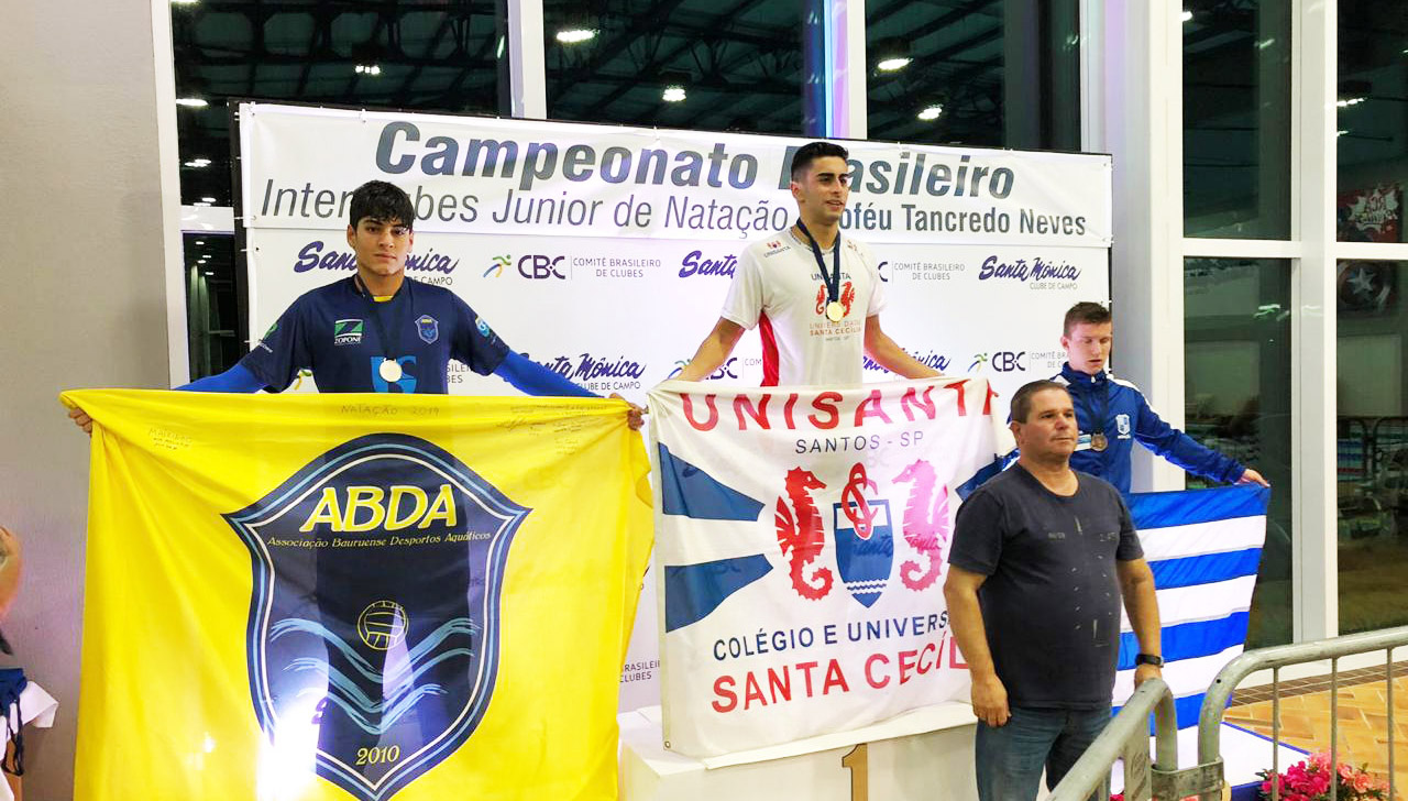 Atleta da ABDA � vice-campe�o brasileiro dos 100m livre