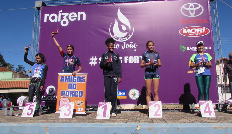 ABDA brilha no p�dio da tradicional Corrida de S�o Jo�o de Bocaina