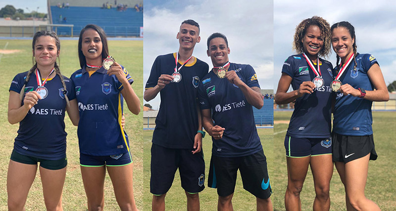 Sabrina Monteiro e Bruna Torquetti; Cleverson J�nior e Ryan Nunes; Evellin Passos e Let�cia Bello