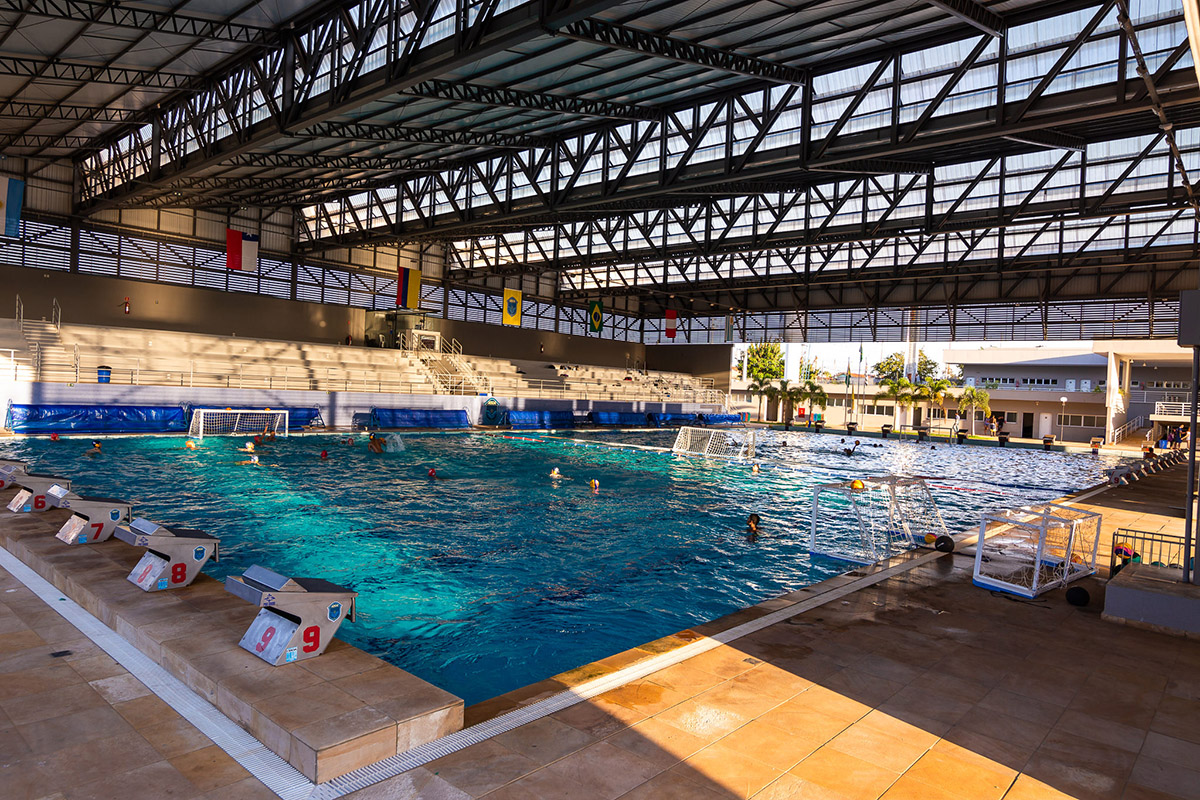 Sele��o brasileira de polo aqu�tico treina na Arena ABDA em agosto