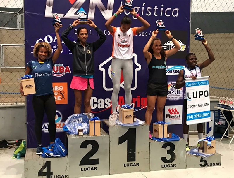 Evellin Passos conquistou a 4� coloca��o nos 6km da Corrida Casa Abrigo, em Dois C�rregos