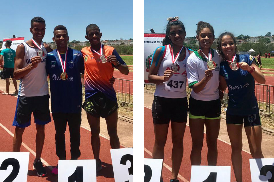 Atletismo encerra participa��o nos Jogos Abertos com ouro e bronze