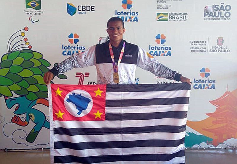 Atleta da ABDA � ouro nas Paralimp�adas Escolares