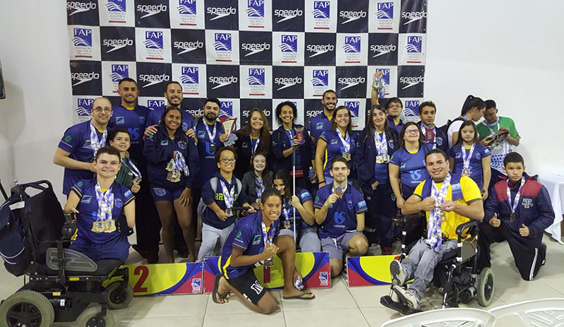 No Campeonato Paulista de Inverno - Trof�u Daniel Dias, a ABDA sagrou-se vice-campe�, com recordes