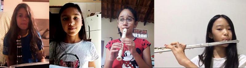 Alanis Fernandes Geraldo, Ana Laura Martins Pereira, Valentina Vict�ria de Souza e Mariana Hisatugo Ishikawa