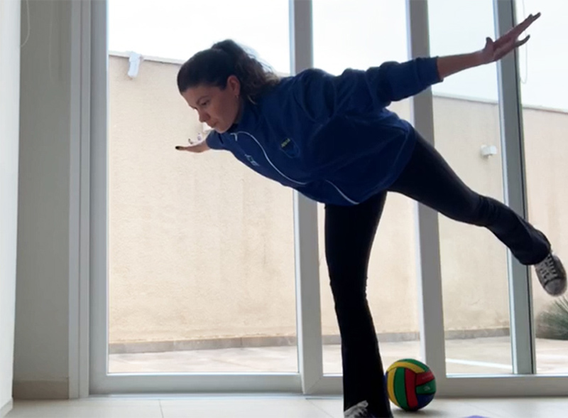 Professora Carol Lioni preparou um treino f�sico muito legal para seus atletas