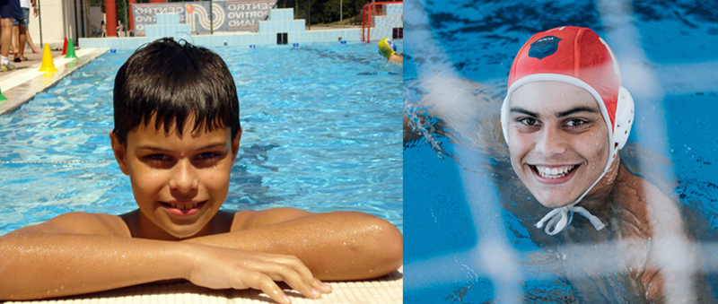 Luan começou a jogar polo aquático aos 10 anos e foi campeão em diversas competições