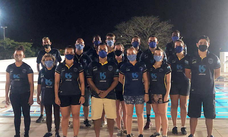 Comiss�o t�cnica e toda equipe de apoio que trabalhou no torneio na Arena ABDA