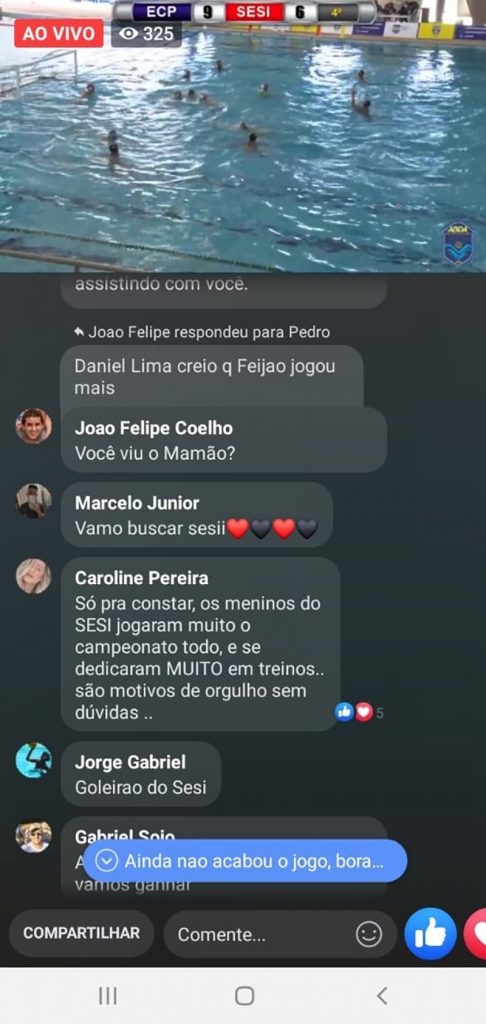 Al�m dos acessos simult�neos durante as "lives", os v�deos ficam dispon�veis no Facebook