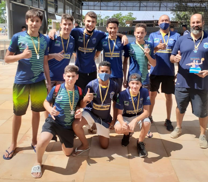 Time campe�o da Copa Uni�o Sub-14 misto