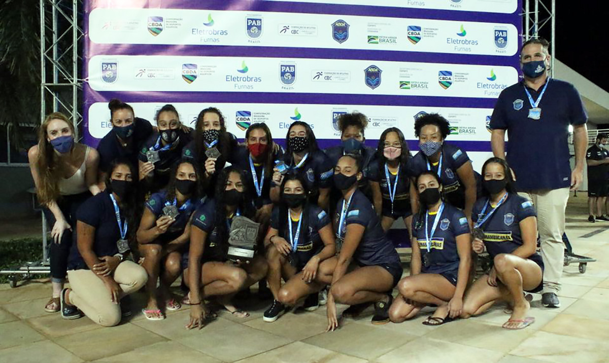 ABDA � vice-campe� feminina do Brasil Open de polo aqu�tico