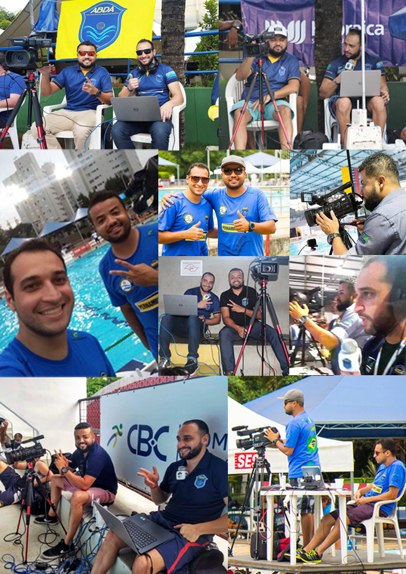 Bruno Gome e Luciano de Souza s�o os respons�veis pelas transmiss�es na TV ABDA