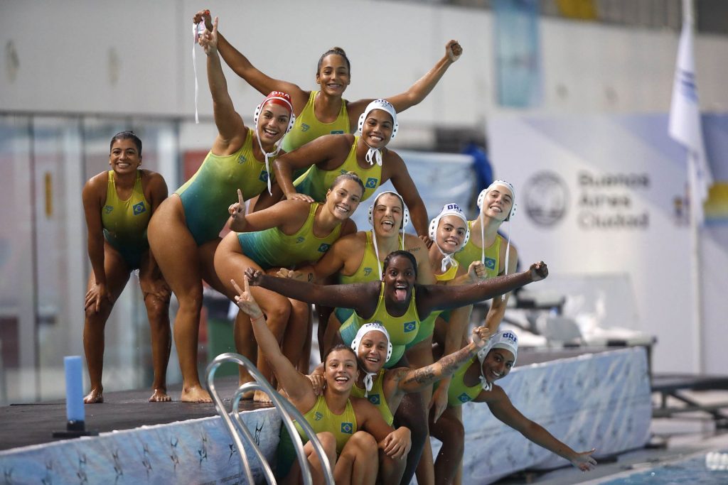 Atletas n�o esconderam a alegria por conseguirem participar da competi��o