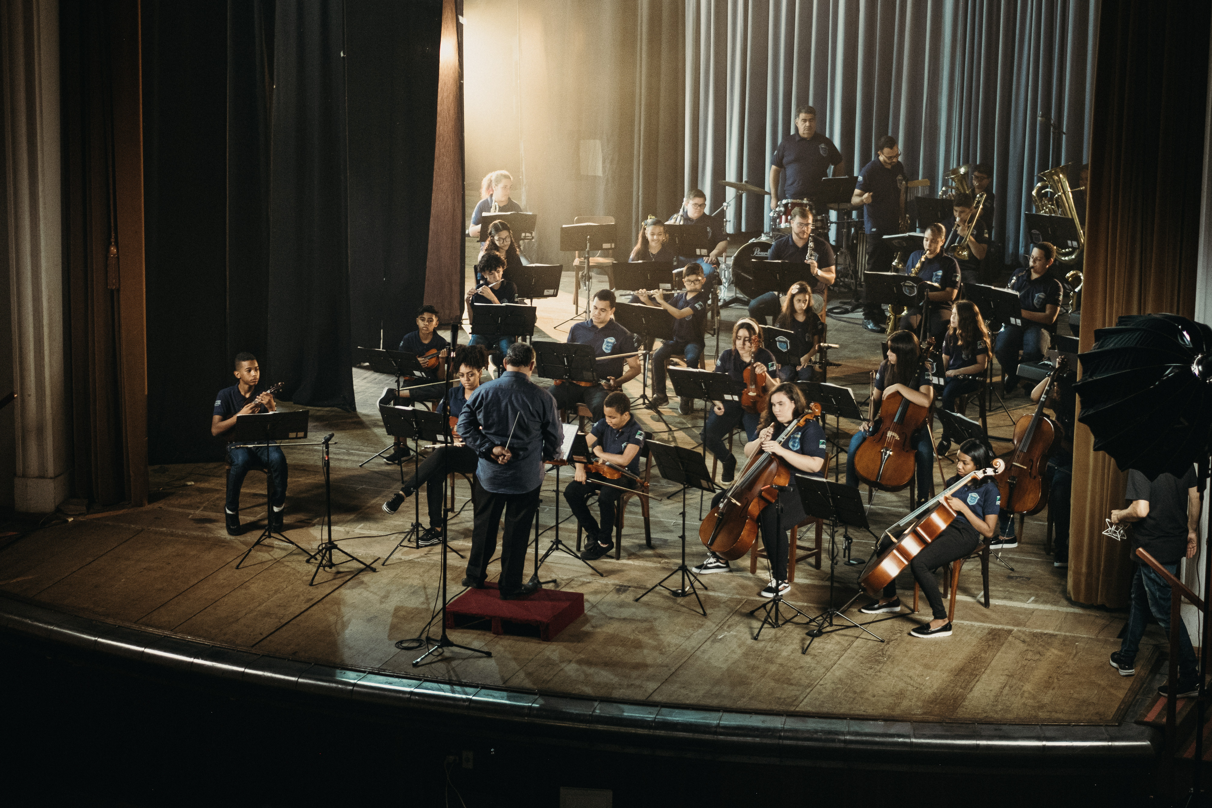 Grava��o Semin�rio de Agudos - Orquestra