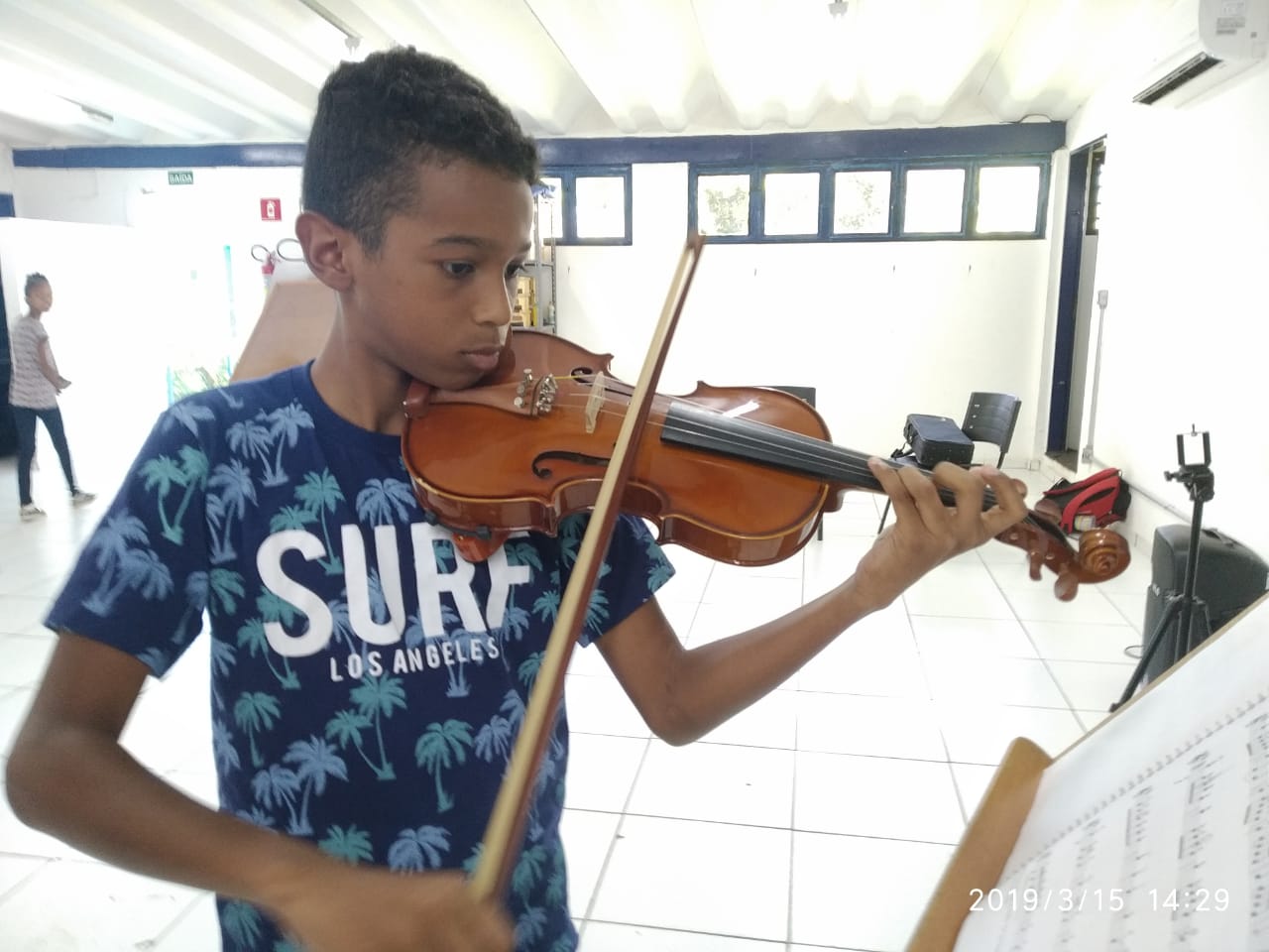 Audi��o de violino - mar�o de 2019
