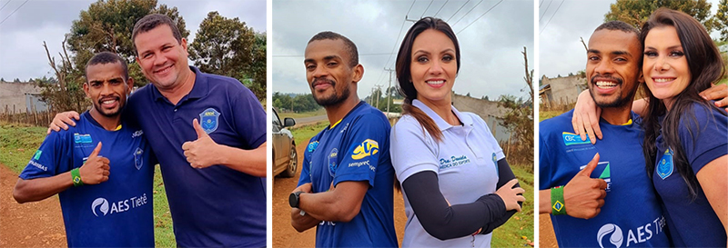 Nas �ltimas semanas antes das Olimp�adas, Daniel ganhou companhia no Qu�nia de Neto, Daniela e Carol