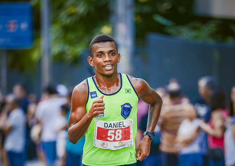Daniel Nascimento, na corrida de S�o Silvestre em 2019 - cr�dito: Anderson Lira