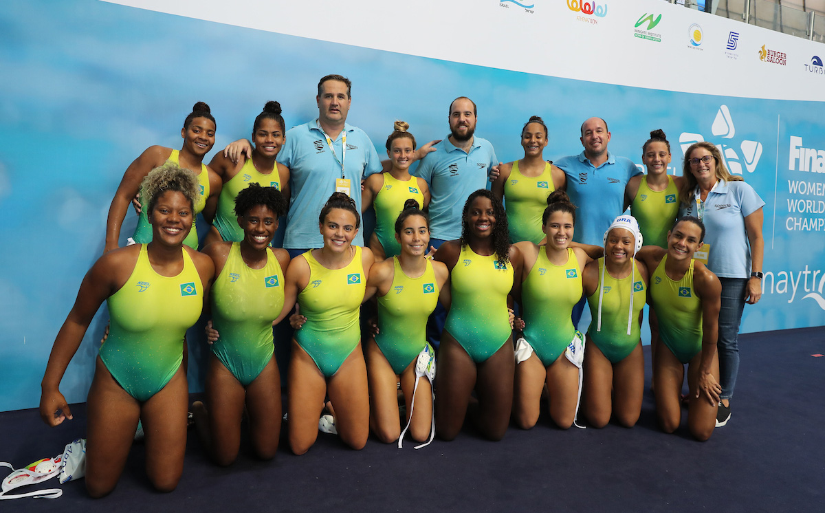 Brasil � 9� melhor do mundo no polo aqu�tico sub-20 feminino