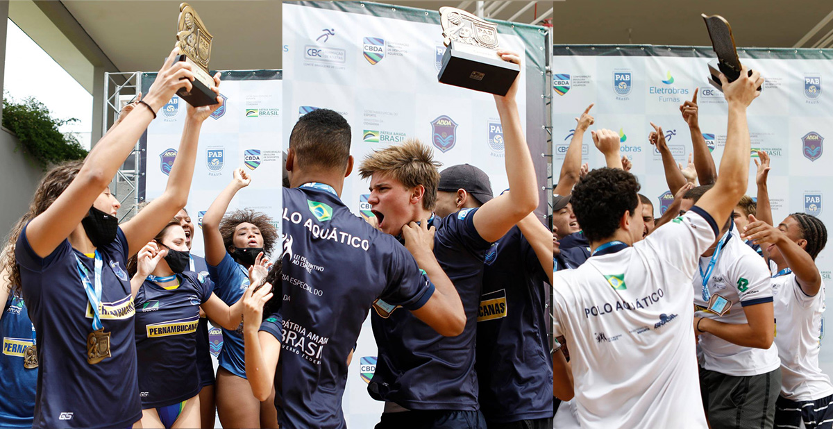 ABDA � campe� brasileira sub-18 masculino e feminino de polo aqu�tico