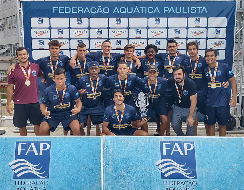 Equiipe Sub-18 masculina da ABDA campe� paulista 2021