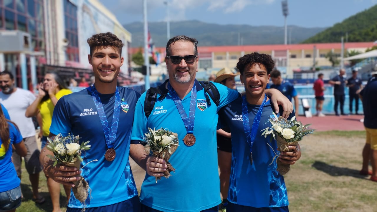 Com atletas da ABDA, Brasil conquista bronze da s�rie ouro no Mundial Sub-16