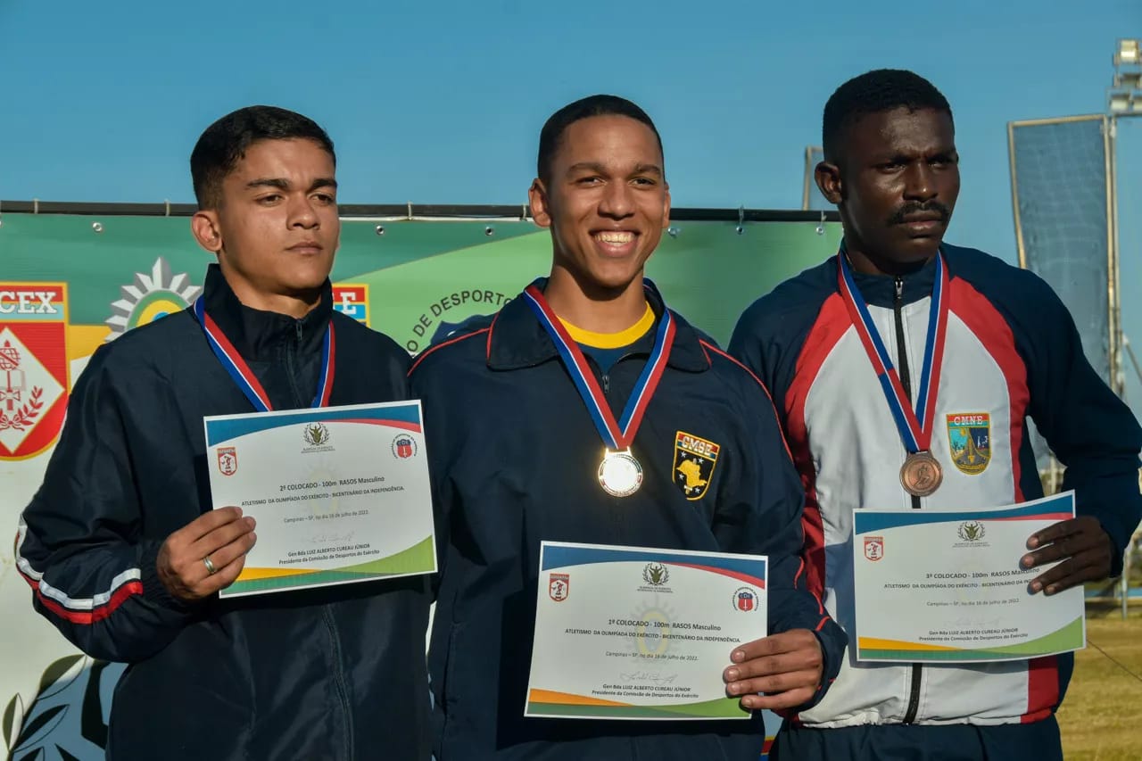 Diogo Pereira conquista medalha de ouro nas Olimp�adas do Ex�rcito