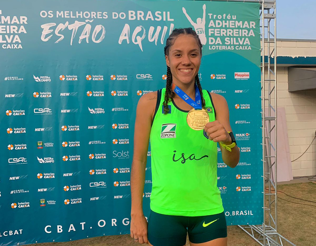 Atleta da ABDA conquista ouro nos 3.000 metros com obst�culos