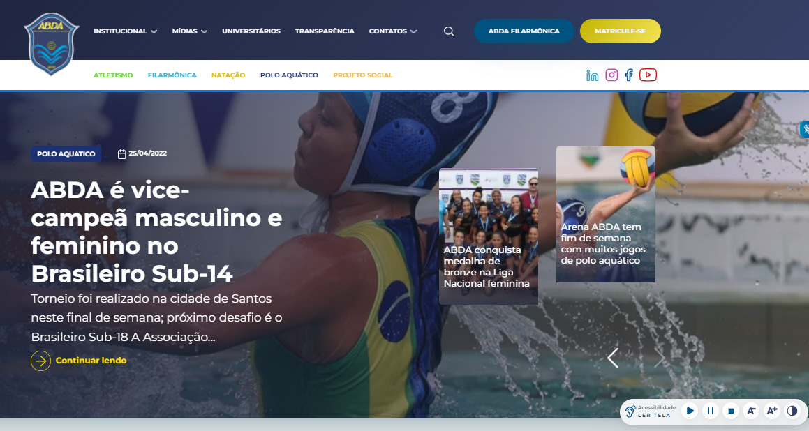 ABDA lan�a novo site, muito mais din�mico